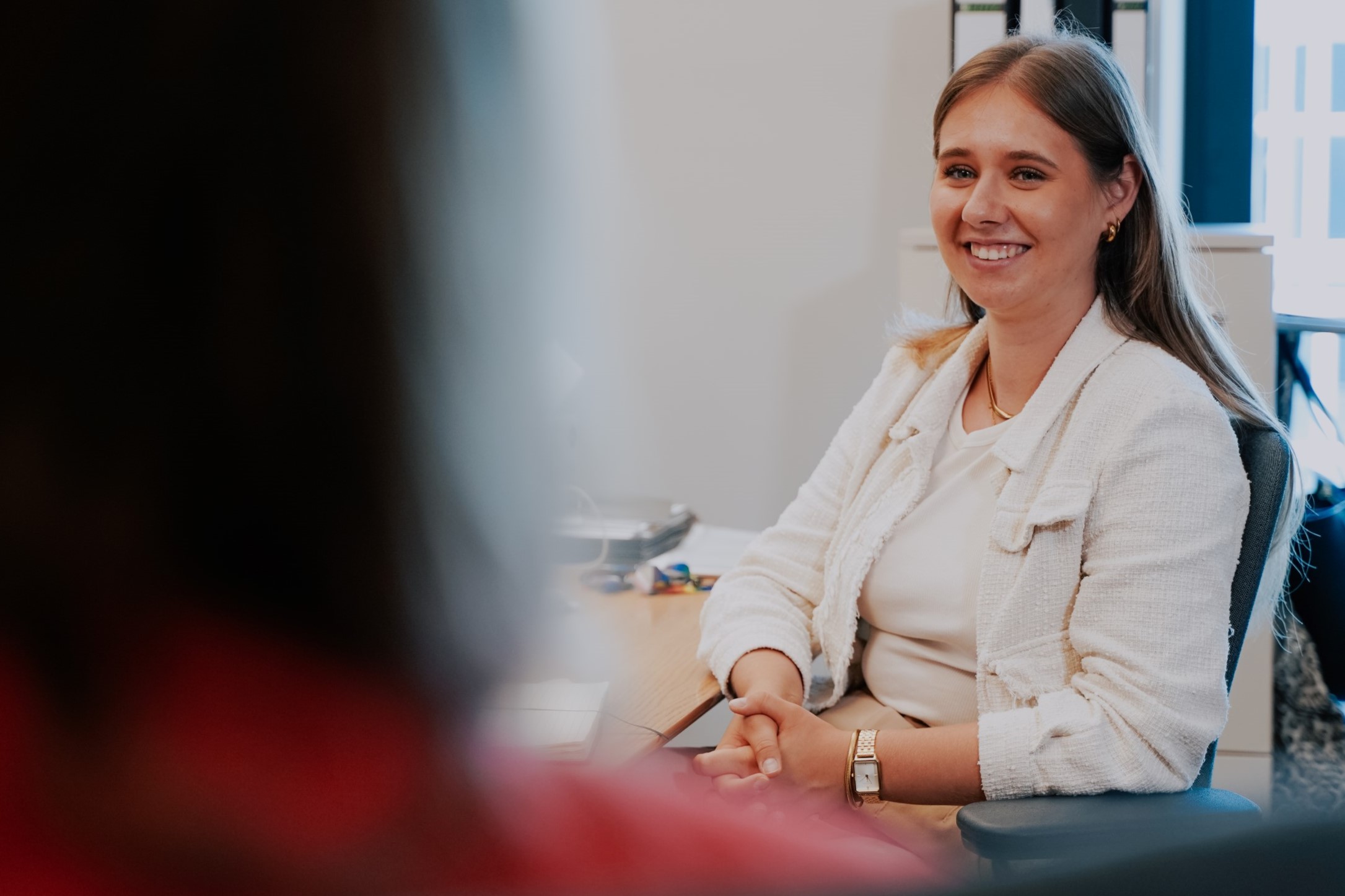 Mitarbeiterin im Business Support bei Watson Farley & Williams im Gespräch