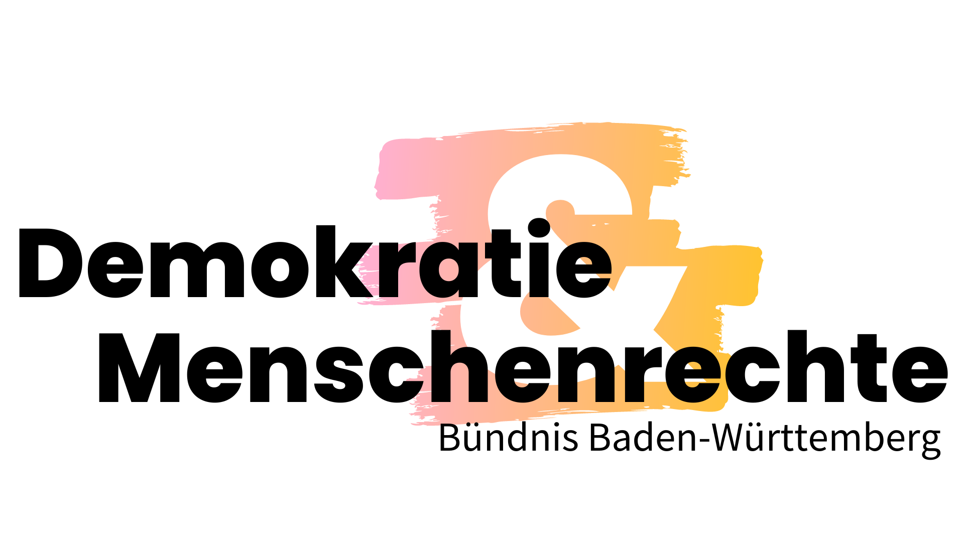 Bündnis Demokratie und Menschenrechte – Logo