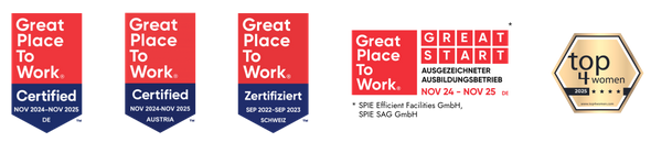 Logos von SPIE-Zertifikaten