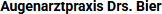 Firmenlogo: Augenarztpraxis Drs. Bier