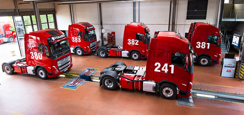Lkw-Wartung