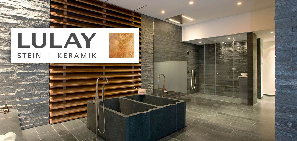 Modernes Spa mit Steinelementen
