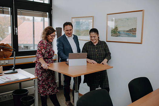 Team im Büro