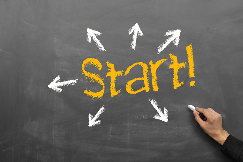 Wort Start