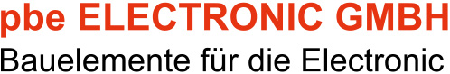 pbe ELECTRONIC GMBH Firmenlogo