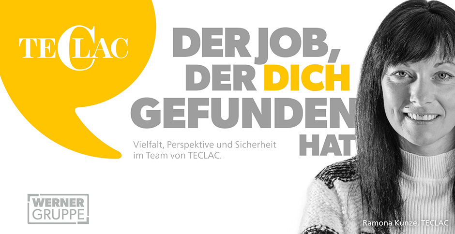 Teclac Werner GmbH - DER JOB, DER DICH, GEFUNDEN HAT - Frau