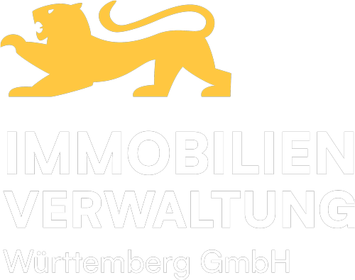 Logo Immobilienverwaltung gelb weiss