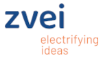 Firmenlogo: ZVEI e.V. – Verband der Elektro- und Digitalindustrie