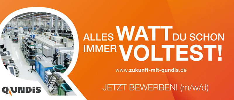 QUNDIS - ALLES WATT DU SCHON IMMER VOLTEST! - www.zukunft-mit-qundis.de - JETZT BEWERBEN! (m/w/d)