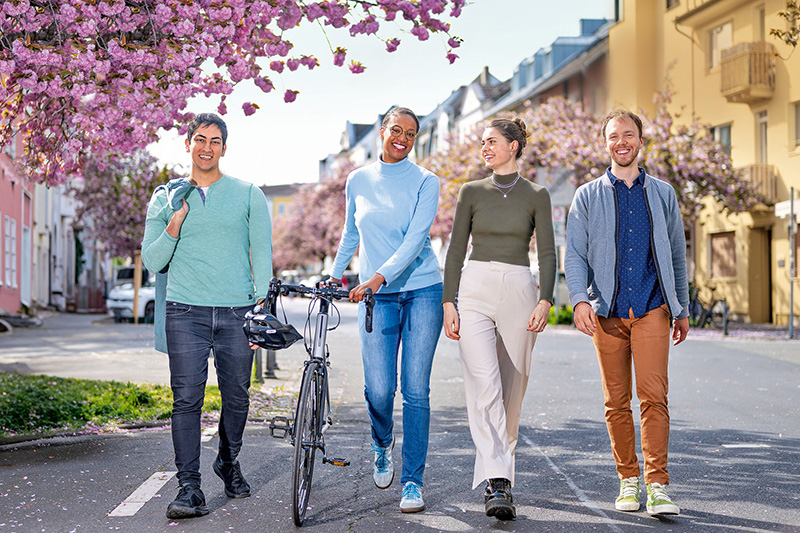 Menschen auf der Straße