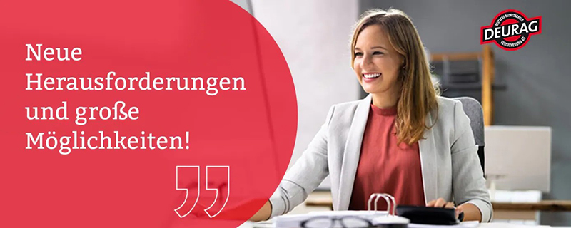 Geschäftsfrau am Computer - Neue Herausforderungen und große Möglichkeiten!