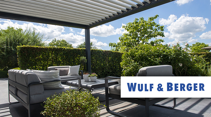 Wulf & Berger GmbH - Lamellendach über Terrasse