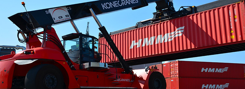 HMM - roter Container