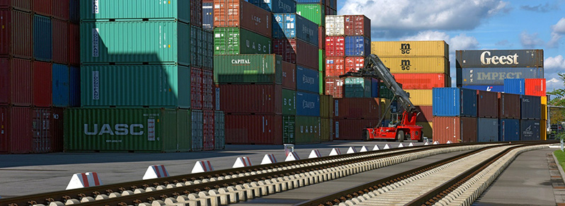 viele Container