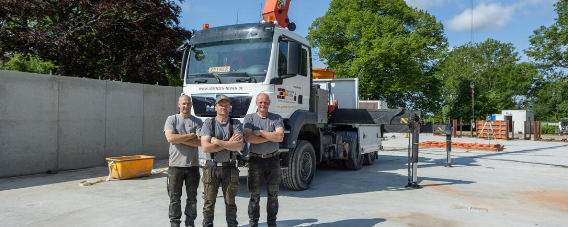 Bild aus der Arbeitswelt von Lorenzen-Nissen Bau GmbH