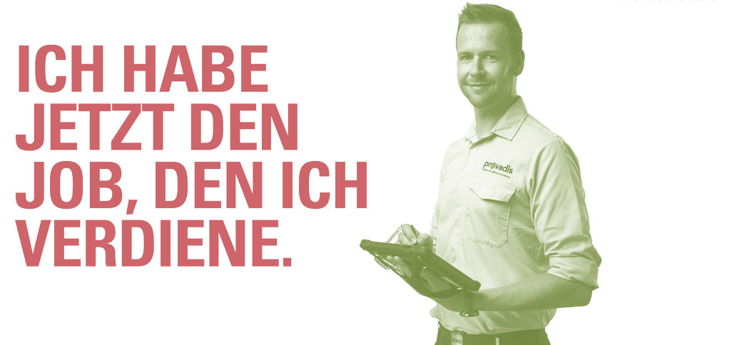 Mann mit Tablet im Job.