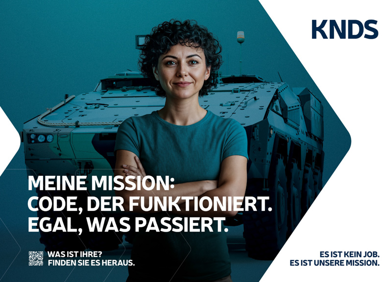 KNDS Deutschland Mission Electronics GmbH - Meine Mission: Code, der funktioniert. Egal, was passiert.