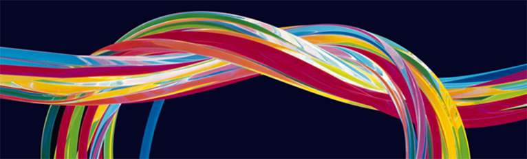 farbiges Kabel