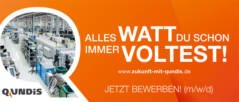 QUNDIS - ALLES WATT DU SCHON IMMER VOLTEST! - www.zukunft-mit-qundis.de - JETZT BEWERBEN! (m/w/d)