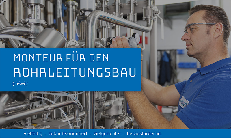 Mitarbeiter - Monteur für den Rohrleitungsbau (m/w/d)