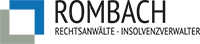 Firmenlogo: ROMBACH Rechtsanwälte - Insolvenzverwalter Partnerschaft mbB
