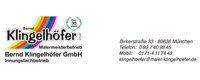 Firmenlogo: Bernd Klingelhöfer GmbH