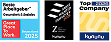 Beste Arbeitgeber Great Place To Work 2025 - kununu - Top 2026 Company kununu