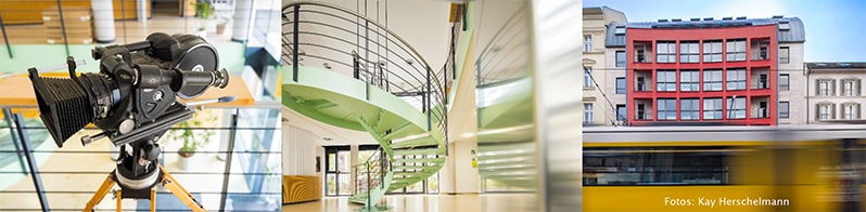 Kamera - Treppe - Gebäude