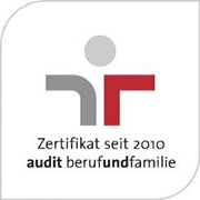 Zertifikat seit 2010 audit berufundfamilie