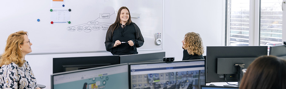 Mitarbeiter im Büro