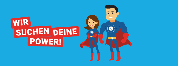 Wir suchen Deine Power! Wir sind: vielseitig, kompetent, kollegial. Du auch?