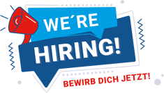 We're hiring! Bewirb dich jetzt!