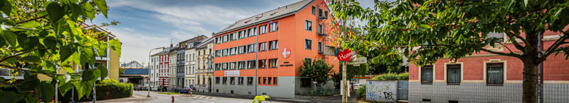 Gebäude an der Straße