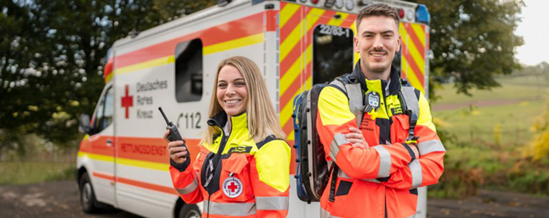 Mitarbeiter des Rettungsdienstes