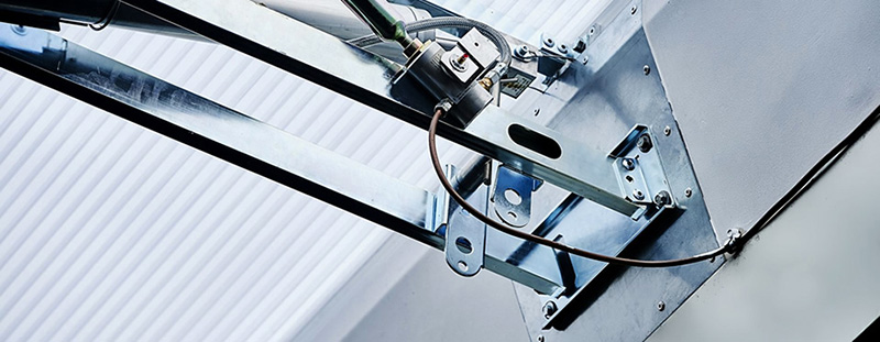 Elektromotor für Lichtkuppel