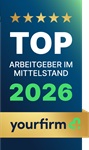 Top Arbeitgeber im Mittelstand 2026 Yourfirm
