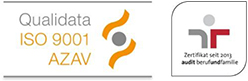 Qualidata ISO 9001 AZAV - Zertifikat seit 2013 audit berufundfamilie