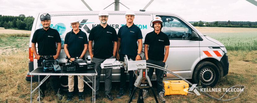 Kollegen der Firma Kellner Telecom GmbH